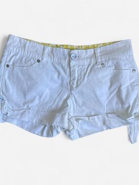 Wet Seal White Low Rise Shorts
